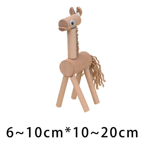 Rompecabezas De Madera Modelo Animal Hecho A Mano Caballo