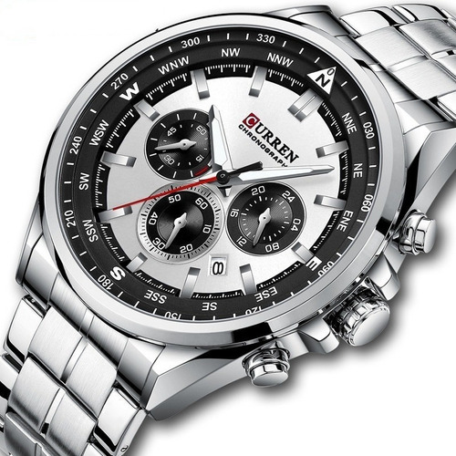 Relojes Curren Casuales Luminous Chronograph Para Hombre .