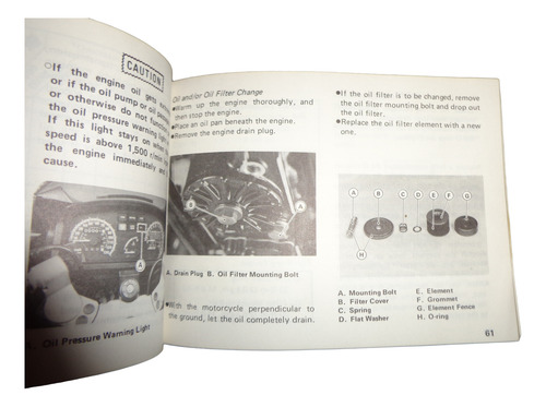 Kawasaki Ninja 250 R 1986 Manual Del Propietario (Usado)