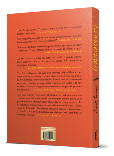 Lá não existe lá, de Orange, Tommy. Editorial Editora Rocco Ltda, capa mole em português, 2018
