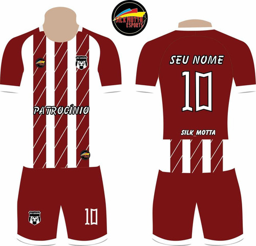 Kit Com 20 Camisas + 12 Calções Personalizado