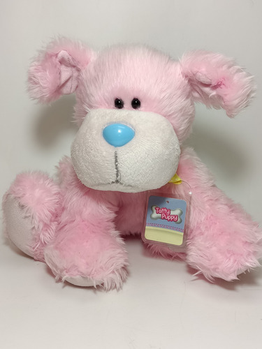 Perro Rosado Tatty Puppy Blue Nose Importado 21 Cms