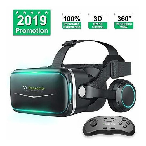 Pansonite Lente Realidad Virtual 3d Vr Audifono