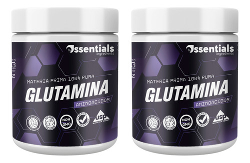 2 L-glutamine 250g Polvo Pura - g a $170