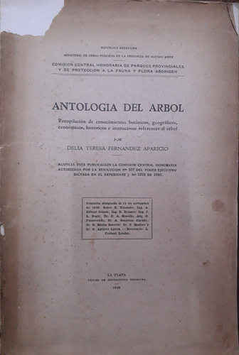 6493 Antología Del Árbol - Fernández Aparicio, Delia Teresa