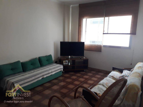 Imagem 3 de 9 de Apartamento Com 1 Dormitório À Venda, 45 M² Por R$ 205.000,00 - Vila Guilhermina - Praia Grande/sp - Ap2708