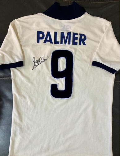 Jersey América Doble Autógrafo Eduardo González Palmer Qepd (Usado)