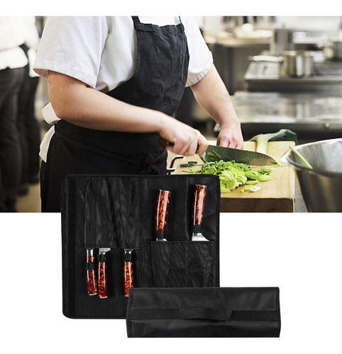 Bolsa Enrollable Portátil Para Chef, Bolsa De
