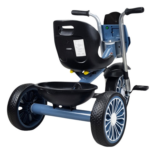 Triciclo Para Niños Diseño Mazinger Con Luz Y Sonido Color Azul