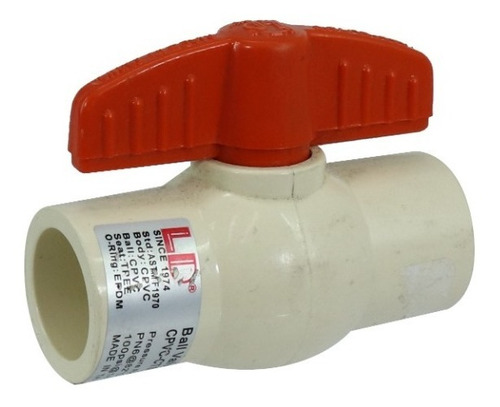 Válvula Bola Sin Rosca De Cpvc Cedula 40 3/4puLG 10201970
