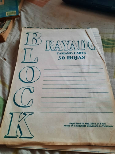 Block De Rayas 