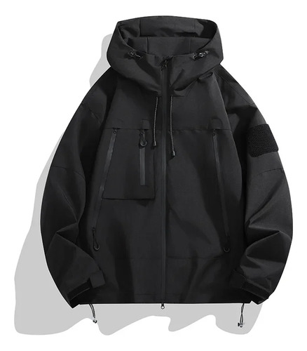 Chaqueta De Pesca Con Capucha Impermeable A Prueba De Viento