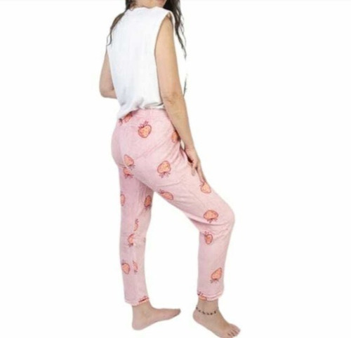 Pijama Mujer Super Soft Plush Peluche Pantalon Abrigo Suave 