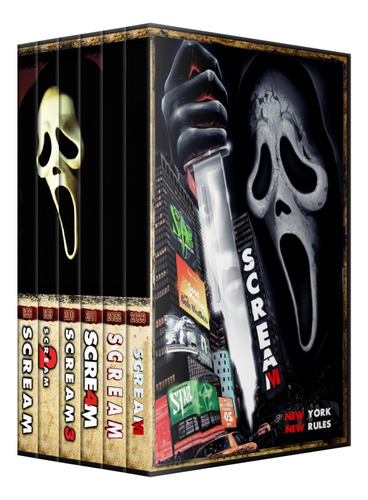 Scream Saga Completa  Dvd Latino/ingles Subt Esp