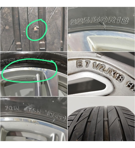 Roda Bmw X1 2017 2018 2019 225/50 R18 Com Detalhe (Usado)