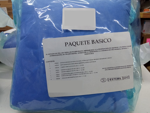 Paquete Básico Para Cirugía Estéril Y Desechable