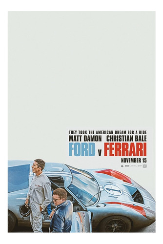 Poster De Ford V Ferrari