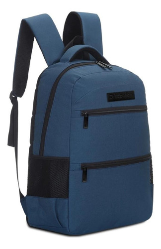 Mochila Urbana Discovery Clásica 15994 Con Porta Notebook Color Azul