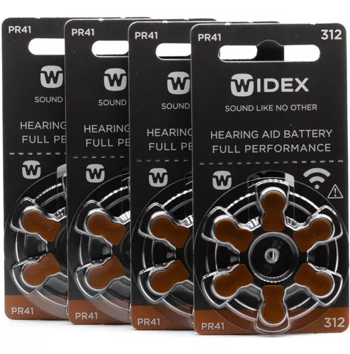 Pilas Widex #312 para audífonos