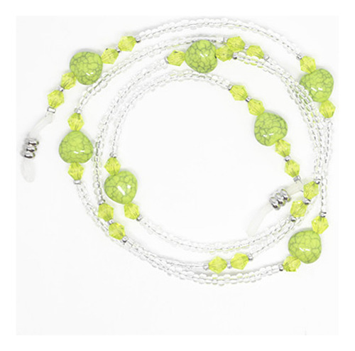 4 Piezas De Anteojos Con Cuentas, Cadena, Correas, Cordones,