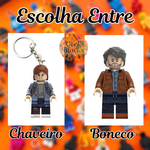 Bonecos Lego Joe E Ellie The Last Of Us Tlou2 Tlou Geek 1 Joe Boneco