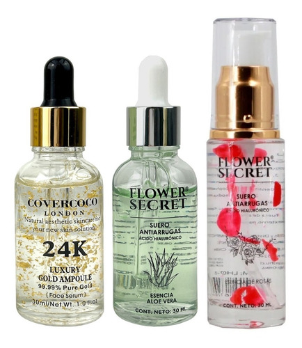 Serum Acido Hialurónico Variedades Flower Secret Pack X 6