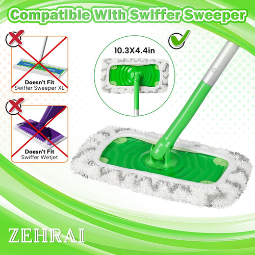 Paquete De 3 Almohadillas De Microfibra Reutilizables Compat