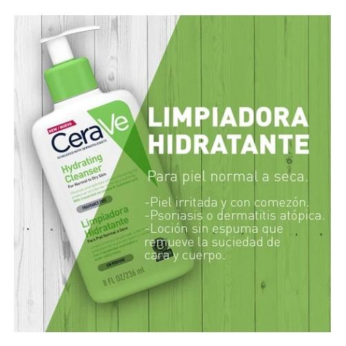 Loción para cuerpo CeraVe Corporal Loción Limpiadora Hidratante en dosificador 473mL