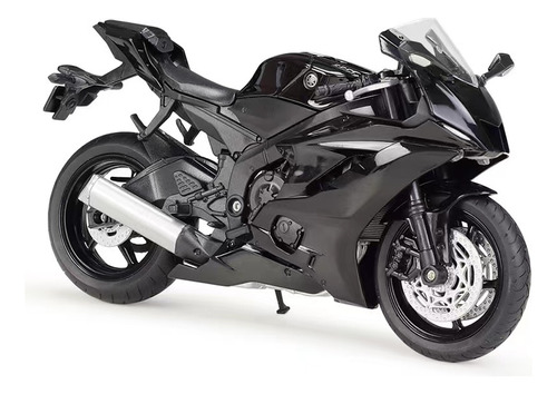 Yamaha R6 1:12 Miniature Metal Moto With Pie Support Clásico