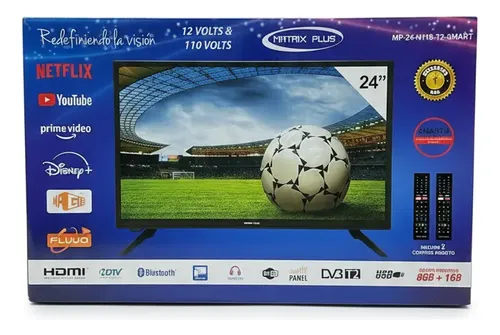 Televisor Monitor Matrix Plus 24 Pulgadas Smart Tv 12v 110v | Cuotas ...