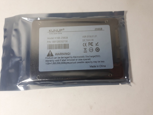 Imagem 5 de 6 de Ssd 256gb Kunup Novo Cod 3968