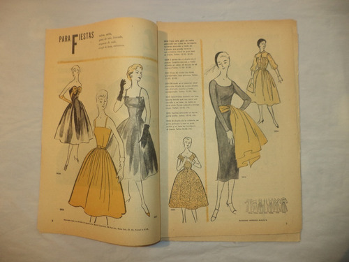 3 Revistas Mccalls; Hojas De Modas 1953-1954 (Usado)
