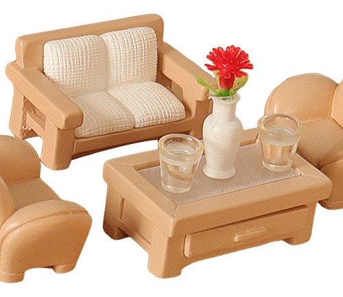 Juego De Muebles Para Casa De Muñecas, Jarrón 1:12, Mesa