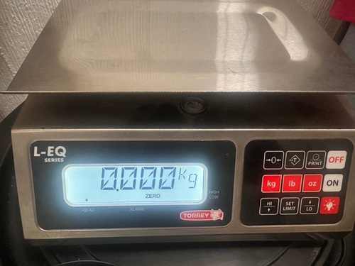 Báscula Porcionadora Leq 5/10 Peso Máximo Soportado 10 Kg Gris