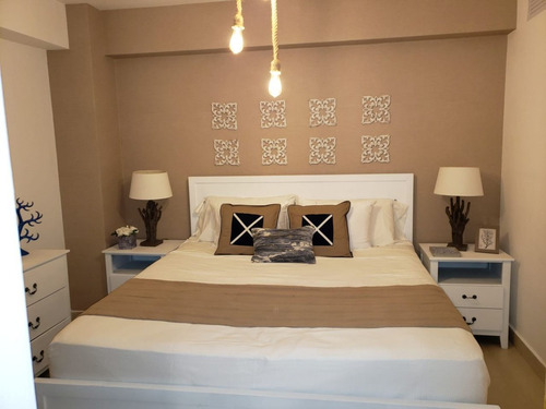 Apartamento Con Acceso Directo A La Playa Desde El Edificio, En Juan Dolio, San Pedro De Macorís