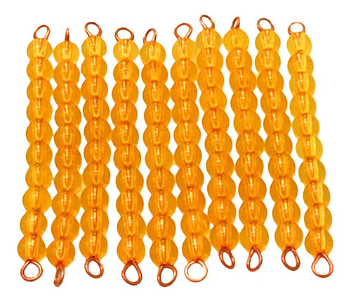 3 Montessori 10 Pedazos Barra De Granos Material