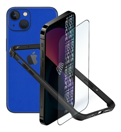 Funda Case Protector 360 Para iPhone 13 Mini Color Blue