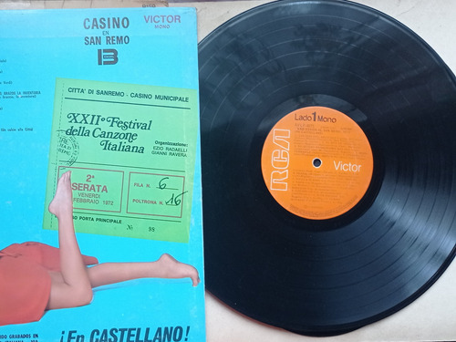 Festival De San Remo Disco Vinilo (Usado)