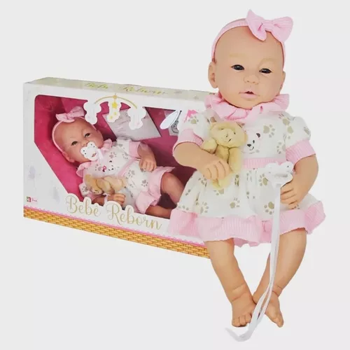 Boneca Bebe Reborn Baby Morena