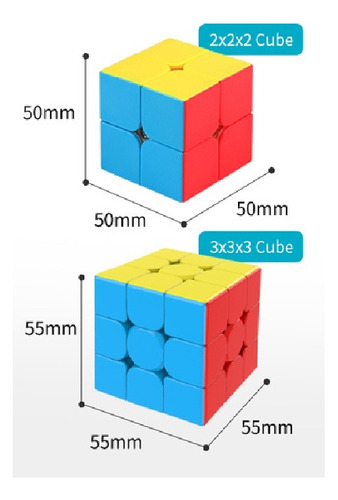 Imagen 6 de 8 de Set De Cubos Moyu De 2 Piezas