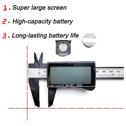 Digital Caliper, 06 Calipers Measuring Tool Electronic ...