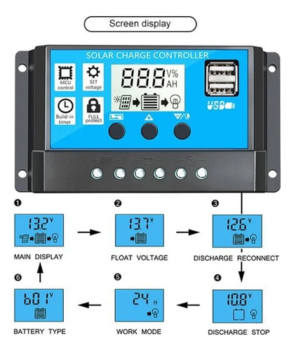 Sistema De Energía Solar 12v 220v, Con 1300w Inversor