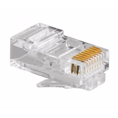 Fichas Rj45 Red Cable Utp Ethernet Balun Bolsa X 100 Unidades