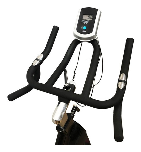 Bicicleta fija Ranbak RAN-190 para spinning color negro y rojo