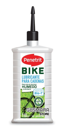 Liquido Lubricante Cadena Penetrit Bike Humedo Bio-t 110cm3