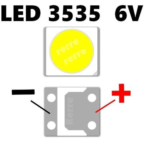 60 Led's Backlight 3535 Smd Tv 6v 2w  LG - Phillips  Inootek