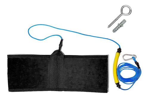 Extensor Com Cinto Pro 9 Mts Treino Natação Resistencia