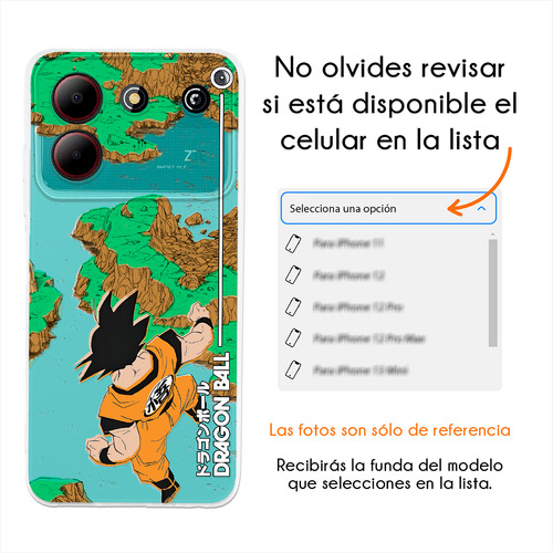 Funda Para Zte Dragon Ball Z Goku Namekusein Case Anime