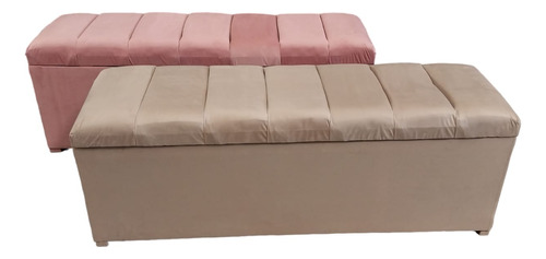 Baulera Pie De Cama Canelon Baston Pana 140cm Envio Gratis