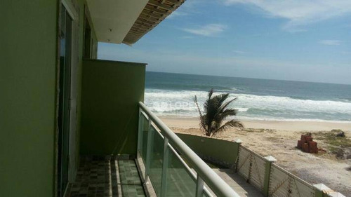 Imagem 1 de 8 de Apartamento Térreo, Na Orla Da Praia, Com 2 Quartos, 70 M² Por R$ 240.000 - Cordeirinho - Rj - Ap41495